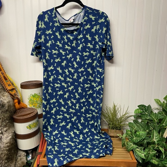 LulaRoe Unicorn Julia Size Large - Picture 2 of 7